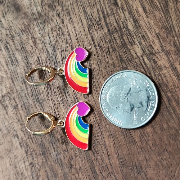 Rainbow Earrings - Picture 3 of 4
